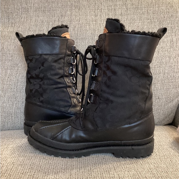 Womens Coach All Weather Boots-size 81/2 - Picture 8 of 14